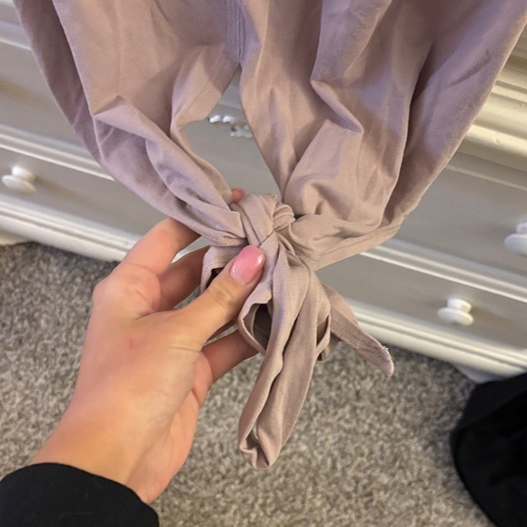 Lululemon Modal-Silk Blend Tie-Front Yoga Tank Top - Picture 3 of 5